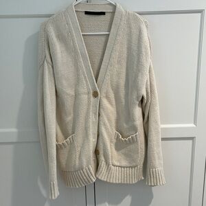Jenni Kayne Cream Knit Cardigan